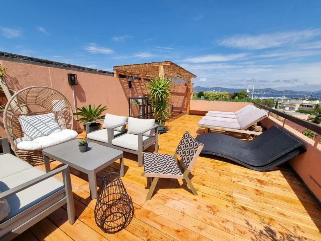 Superbe Appartement Avec Rooftop Prive Saint-Tropez Exterior foto